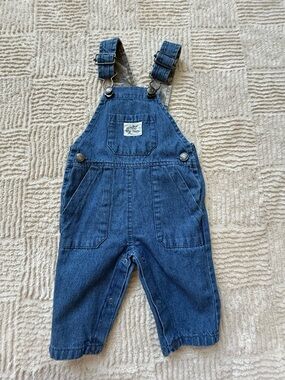 NWOT Bass Pro Shops Blue Denim Baby Overalls
